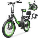 Dorida Foldable Electric Bike for Adults,Hidoes 750W Folding Ebikes for Adults,13Ah Removable Battery 40Miles E Bike Electric Bicycle for Commuting 20" Tire,Dual Suspensions