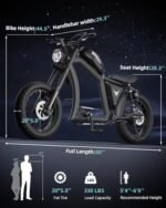 BG-X Electric Bike for Adults,1500W Brushless Motor 48V/31.5Ah Up to 40 Miles E-Bike Front/Rear Turn Signal Dual Suspension Ebikes - Image 5