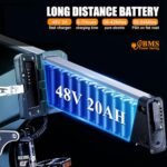 1000W Electric Bike Adults, 48V 20Ah LG Cells Battery, 26''x4.0 Inch Fat Tire Ebike, 30MPH Dual Hydraulic Disc Brakes Full Suspension E Bike, 80Miles Off Road Mountain Ebikes for Men Women - Image 4