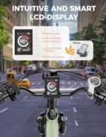 Jasion Roamer ST Electric Bike for Adults, 1200W Peak Motor Max 62miles & 28MPH City Cruiser Ebike,26'' Commuter Ebike, 528WH Removable Battery,7-Speed Electric Bicycles, Front Suspension Bicycles - Image 2