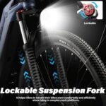 E·Bycco 29'' 1000W Motor Electric Bike for Adults 32MPH with 48V 17.5AH Battery Up to 65 Miles 7Speed Mountain Ebike, Pedal Assist Throttle Class 3 Electric Bicycle for Commuter E Bike - Image 4