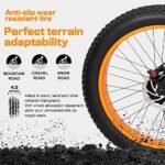 ECOTRIC Coolboy Electric Bike 26" Fat Tire 750W Electric Mountain Bike 48V 12.5AH Removable Large Battery Adult Electric Bicycles Beach Snow Mountain Bike Dual Shock Absorber & Shimano 7-Speed - Image 3