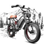 2000W Peak Motor Electric Bike,48V 25Ah Removable Battery,70+ Miles Long Range Moped-Style Electric Bike For Adults, 30Mph, 20"x4.0"Fat Tires Ebike, All-Terrain, Ideal for Commuting, Off-Road E-Bike