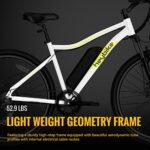 Heybike Race Max Electric Bike for Adults with 750W Peak Motor, 28mph Max Speed, 600WH Removable Battery Ebike, 27.5" Electric Mountain Bike with 7-Speed and Front Suspension - Image 6