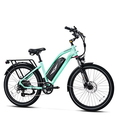 Version 1.0.0 ADDMOTOR Electric Bike for Adult CITYPRO E-43, 125 MI City Ebike, 960WH 500W Step-Thru Commuter Electric Bicycle with 48V 20Ah Battery, 26"x 2.3" City Electric Bike E-Bike - Image 1