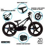 STACYC Brushless 20eDRIVE Electric Balance Bike for Kids Ages 10-12 Years Old - Image 3