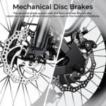 SOHAMO H3 Electric Bike for Adults, 1100W Brushless Motor Foldable Ebike 28mph, 48V 15/20AH Battery, 40/60Miles Range Folding E-Bike w/Dual Suspension Electric Bicycle for Road Sand Snow Mountain - Image 6