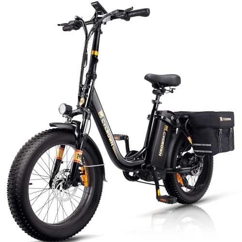Version 1.0.0 CycFree Electric Bike for Adults,1000W Peak Motor Ebike with 48V 15.6Ah Removable Battery up to 75+Miles & 20MPH Commuter Electric Bicycle, 20" Fat Tire All-Terrain Step-Thru 7-Speed E Bike - Image 1