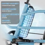 ABORON Electric Bike, 350LBS Loading Aluminum Ebike, 48V Lithium Battery UL Certified, 7-Speed Fat Tire E-Bicycle ﻿ - Image 4