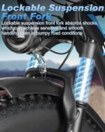 2000W Dual Motor Ebike for Men Women,35 MPH E-Bike 48V 20Ah Removable Battery 86Mile,All Terrain 26" Fat Tire Electric Bike for Adult with Dual Hydraulic Brake,21 Speed,Lockable Suspension - Image 2