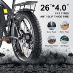 2000W Dual Motor Electric Bike for Adults, Full Suspension AWD Ebike, 35MPH 48V 22.4Ah Fat Tire Mountain Hunting E bikes, 26'' Hydraulic Disc Brake Adult Electric Bicycles for Men & Women - Image 5
