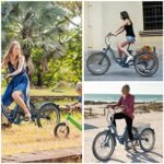H&ZT 7 Speed Electric Trike Tricycle, 350W 10AH 15MPH 36V Lithium Battery UL Certified, 24" / 26" Electric 3 Wheel Bikes for Adults - Image 5