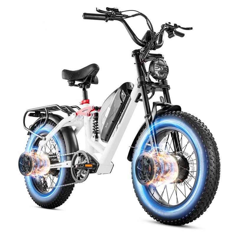Version 1.0.0 (2024 Newest) EAhora LunaⅡ Peak 1500W Dual Motor Electric Bike for Adults 48V 20A 30-33MPH Dual Hydraulic Brakes Ebike 80-120Miles Longe Range Fat Tire Electric Bicycle for Man and Woman - Image 1