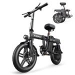 Toofly Electric Bike for Adult, Peak 1000W Foldable Ebike Up to 30MPH & 35 Miles (Throttle), 48V 20Ah Removable Battery, 16" Tires Folding E Bike Adults Electric Bicycle for Commuter Travel (Black)