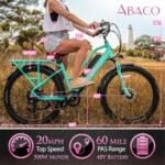 Elevate Electric Bike for Adults - 60 Mile E Bike 20MPH Throttle 48V E-Bike - Commuter Bike Beach Cruiser Ebike Adult Electric Bicycles for Men & Women - Image 3