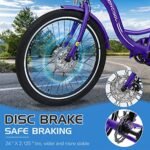 DoCred Electric Tricycle for Adults, 350W 36V Electric Trike Motorized Three Wheel Electric Bikes Bicycle with Large Basket for Women Men - Image 4