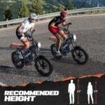 2000W Electric Bike Adults Dual Motor with 48v 24.5AH Removable Battery, 20Inch Fat Tire Mountain EBike, 35MPH Full Suspension AWD E Bike for Commuter Beach, Shim 7-Speed Gear - Image 5