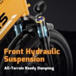 A2 Folding Electric Bike, 20'' Fat Tire Electric Bike with 750W Motor, 48V Removable Battery, 28MPH Max Speed, 45 Mile Range, Step-Through Frame and 7-Speed,2PCS - Image 4