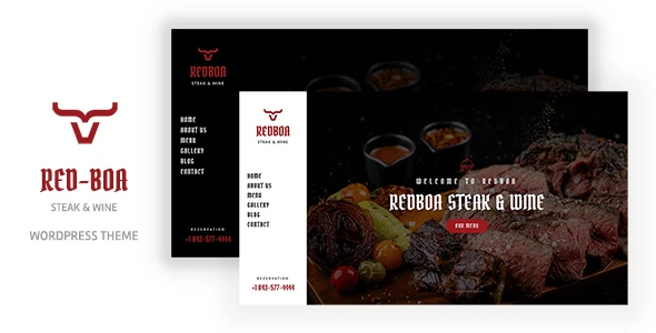 Redboa – Steakhouse Restaurant WordPress